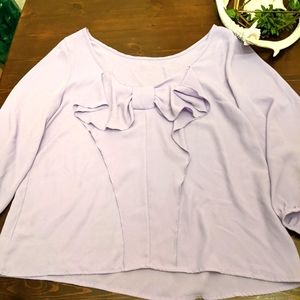 Light purple dressy top